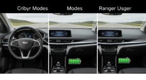 do the driving modes in cadillac lyriq offer different ranges or battery usages?